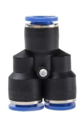 Złączka pneumatyczna Wciskane 12 mm Wciskane 12 mm RS PRO Adapter rozgałęźny do rur