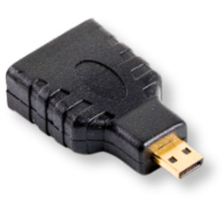 Adapter Przejściówka Micro HDMI 1.4 do Raspberry Pi 1080p 60Hz Pozłacana