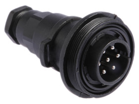 Złącze wielostykowe przemysłowe 7-pinowe Układ szeregowy Wtyczka Bulgin