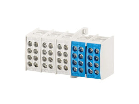 Zacisk odgałęźny toru głównego 80A 4-bieguny 8x1,5-25mm2 - N, po 4x1,5-25 mm2 - L1-L3 KKL 48 2600136