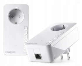 Adapter Lan/230V Devolo Magic 2 LAN Powerline Kit przesył sygnału LAN po kablach elektrycznych