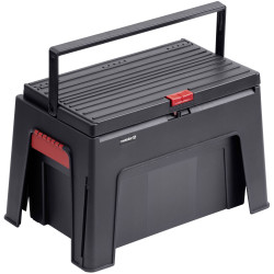 Metafranc WU9095100 Kick Stool Polypropylene Step &amp; Tool Box Textured