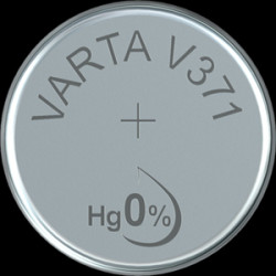 Silver oxide-button cell, SR69, 1.55 V, 30 mAh, 00371 101 401