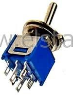 SMTS 203 Przeł.hebel. ON-OFF-ON 3-pozyc 6P