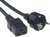 KAB45.85IEC Kabel zasilający: wtyk schuki-gniazdo IEC C19 długość 2m