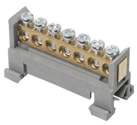 Listwa zaciskowa 7-polowa 1-16mm2 szara LZM-W7