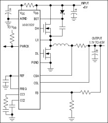 High-Speed Step-Down Controller with Synchronous Rectification for CPU Power