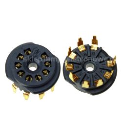 Podstawka lampowa noval do druku VTB9-PT Gold Belton