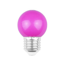 Żarówka LED E27 230V 2W 5Lm fioletowa kulka 1szt / LxLO5