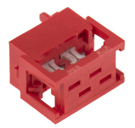 Złącze IDC 4-pinowe 2-rzędowe raster: 1.27mm Męski Montaż na kablu TE Connectivity