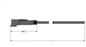 Turck 100000246 Kabel połączeniowy czujnika/aktuatora 2 m Ilość pinów: 2 1 szt.
