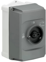 Obudowa do wyłącznika MS132 szara/czarna IP65 IB132-G 1SAM201911R1010