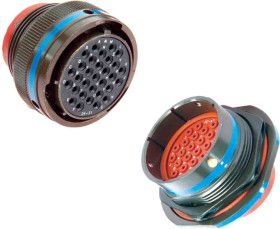 Złącze 10-pinowe Żeński Amphenol India Męski Montaż ścienny MIL-DTL-26482 rozmiar 12