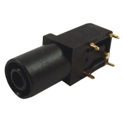 Cliff FCR7350B 4mm Panel PCB Socket Black