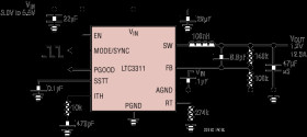 5V, 12.5A Synchronous Step-Down Silent Switcher in 3mm × 3mm LQFN