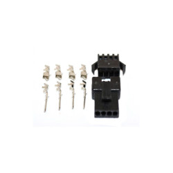 Złącze JST SM 4-pin 2,54mm (wtyczka+gniazdo z konektorami)