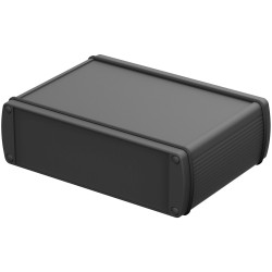 BOPLA 84160100.MT5 Alubos robust Aluminium case black 1pc EMC damping