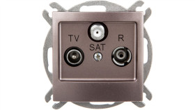 Impresja Gniazdo Antenowe Rtv-Sat Przelotowe Tytan Gpa-Ysp/M/23