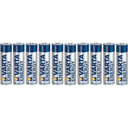 Varta 4106229410 Alkaline AA 1.5V Battery Pack of 10