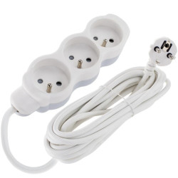 Przedłużacz prądowy 5m 3xGN (2P+Z) 3x1,00mm2