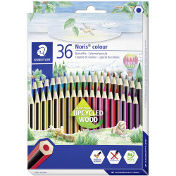 Staedtler 185CD36 Noris Colour Pencils Hexagonal Assorted Colours 36pcs
