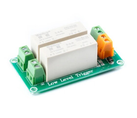 2-Channel 5A DC-DC SSR Relay Module - Low Level Trigger
