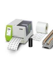 Zestaw promocyjny, Drukarka termotransferowa Thermomark ROLL 2.0 1085260, złącza PT2,5 oraz oznaczniki