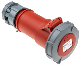 Złącze przemysłowe - zasilające 16A Gniazdo 400 V 3P + N + E Żeński MENNEKES Czerwony Montaż na kablu IP67