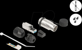 67065 RJ45 modular plug, Cat.6a