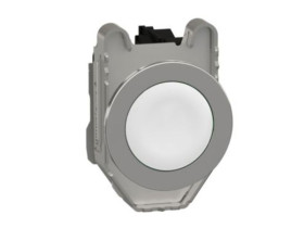 PRZYCISK PŁASKI P B,BIAŁY,1N O, SPRĘ