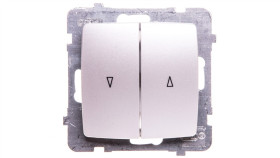 Karo Łącznik Żaluzjowy Srebrny Perłowy Łp-7S/M/43