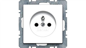 Gniazdo Z/U Śnieżnobiały Połysk 5363802789