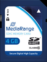 MR961 SDHC-Card 4GB - MediaRange Class 10