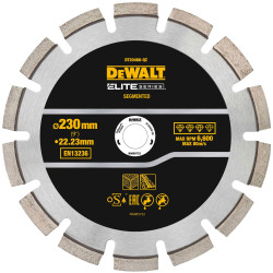 DEWALT DT20466-QZ ELITE SERIES&#x2122; Asphalt Diamond Segmented Wheel 230 x 22.23mm