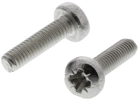 Śruby maszynowe M2.5 łeb z łbem walcowym soczewkowym Stal nierdzewna długość 10.0mm skok 0.45mm