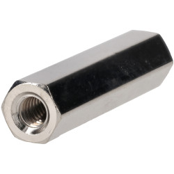 R-TECH 524427 Hex Threaded F-F Spacers Brass M4 30mm - Pack Of 25