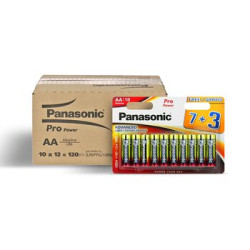 120 x baterie AA LR6 Panasonic Pro Power (karton zbiorczy)