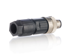 Złącze wielostykowe przemysłowe 4-pinowe M12 Montaż na kablu Gniazdo Phoenix Contact
