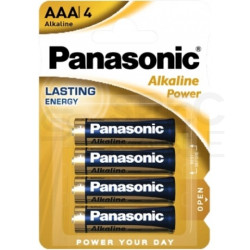 Bateria alkaliczna LR03 AAA 1,5V Panasonic Alkaline Power BLISTER 4szt.