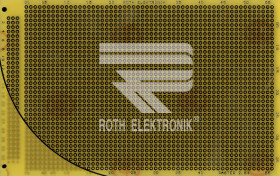 RE060-LF Prototyping board, FR4, spacing 2.54 mm, 32/64/96-pin