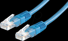 21150544 Patch cable Cat. 5e UTP, blue, 2 m