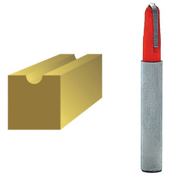 Faithfull FAIRB61 Router Bit TCT Radius 3.0 x 15mm 1/4in Shank