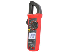 Miernik cęgowy 28mm, 400A, temperatura do 1000oC, pojemność 4mF, True RMS, NCV, UT202