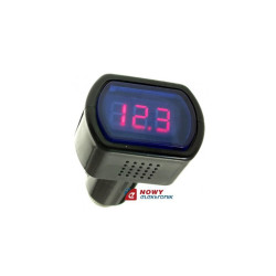 Wskaźnik napięcia akumul.12-24V do gn.zapalniczki/woltomierz samoch