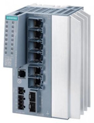 Switch przemysłowy zarządzalny SCALANCE XC206-2G PoE 6x 100/1000 Mbps RJ45 PoE, 2x 1,000, 10,000 Mbps SFP+, 6GK5206-2RS00-2AC2