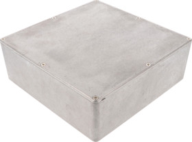Aluminum die cast enclosure, (L x W x H) 188 x 188 x 67 mm, natural, IP54, 1590F