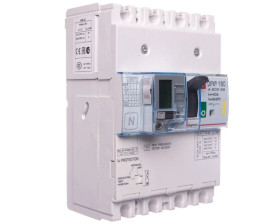 Wyłącznik mocy 4P 40A 16kA z zabezpieczeniem różnicowoprądowym DPX3 160 420032