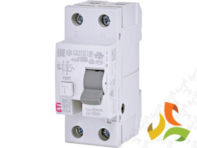 Wyłącznik różnicowoprądowy 2P 40A 30mA typ A EFI-2 A G/KV 40/0.03 002062728 ETI