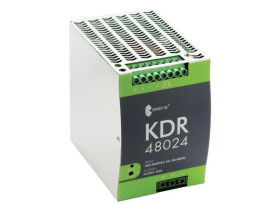Zasilacz impulsowy KDR 48024 230/ 24VDC 20A 480W na szynę DIN, Uzas: 90-264VACVAC, Ta70, 17000-1819