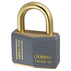ABUS 37825 T84MB/40mm Grey Rustproof Padlock Keyed Alike 8405